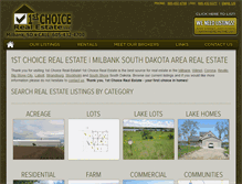 Tablet Screenshot of 1stchoice-realestate.com